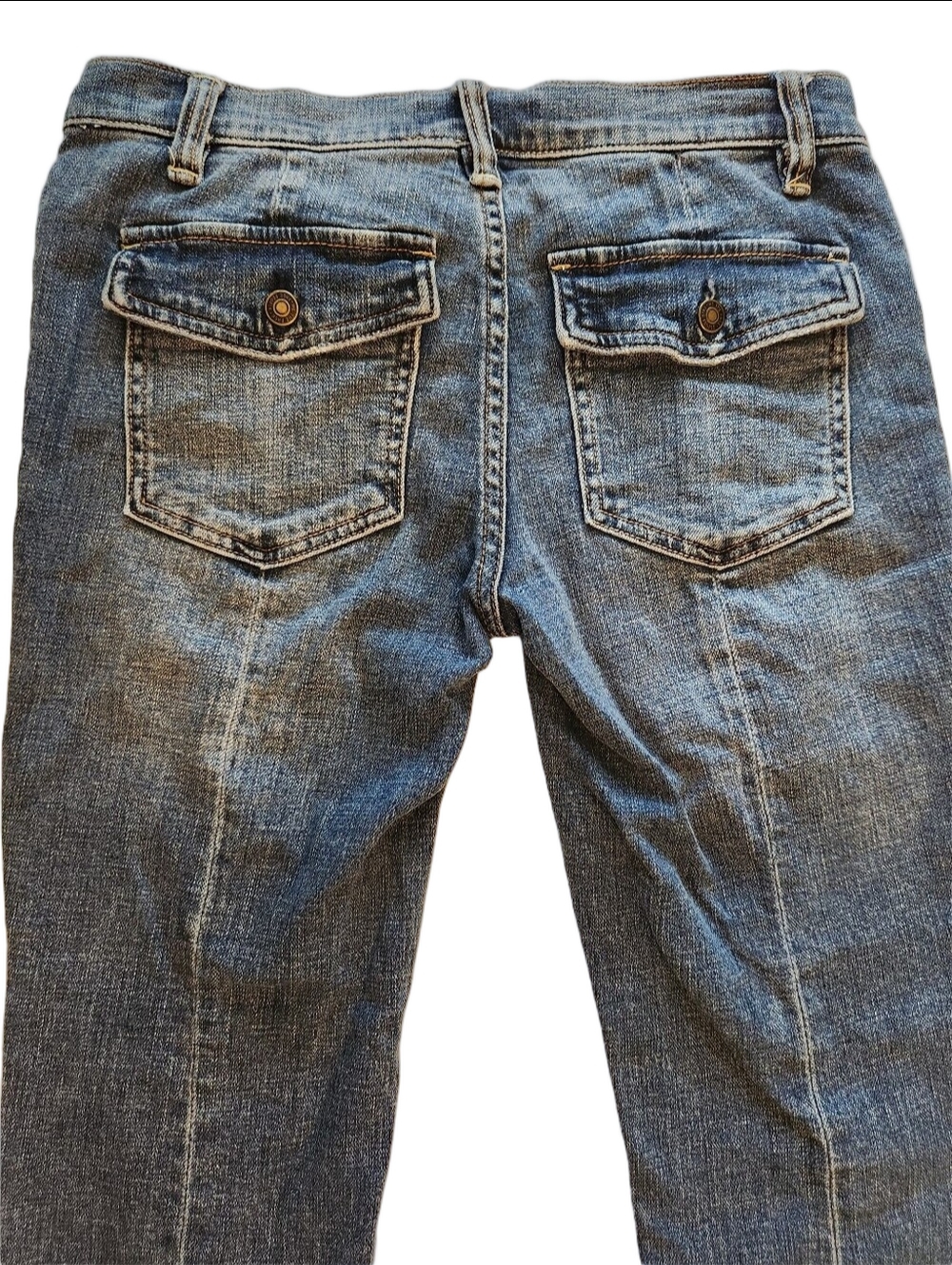 We The Free Women's Ankle Crop Jeans - Medium Blue Wash SZ: 26 - Picture 10 of 13